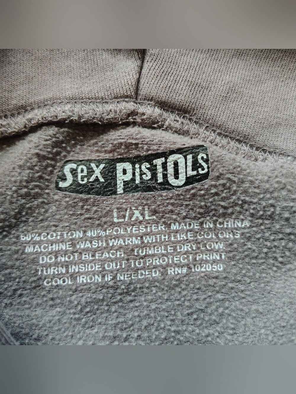 Sex Pistols Distressed Patched Graphic Hoodie Oversized Large/XL Baggy Punk - Picture 6 of 9